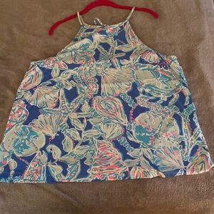 Lilly Pulitzer Margot top RARE PRINT